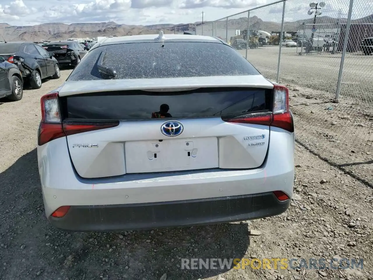 6 Photograph of a damaged car JTDKAMFU1N3158005 TOYOTA PRIUS NIGH 2022