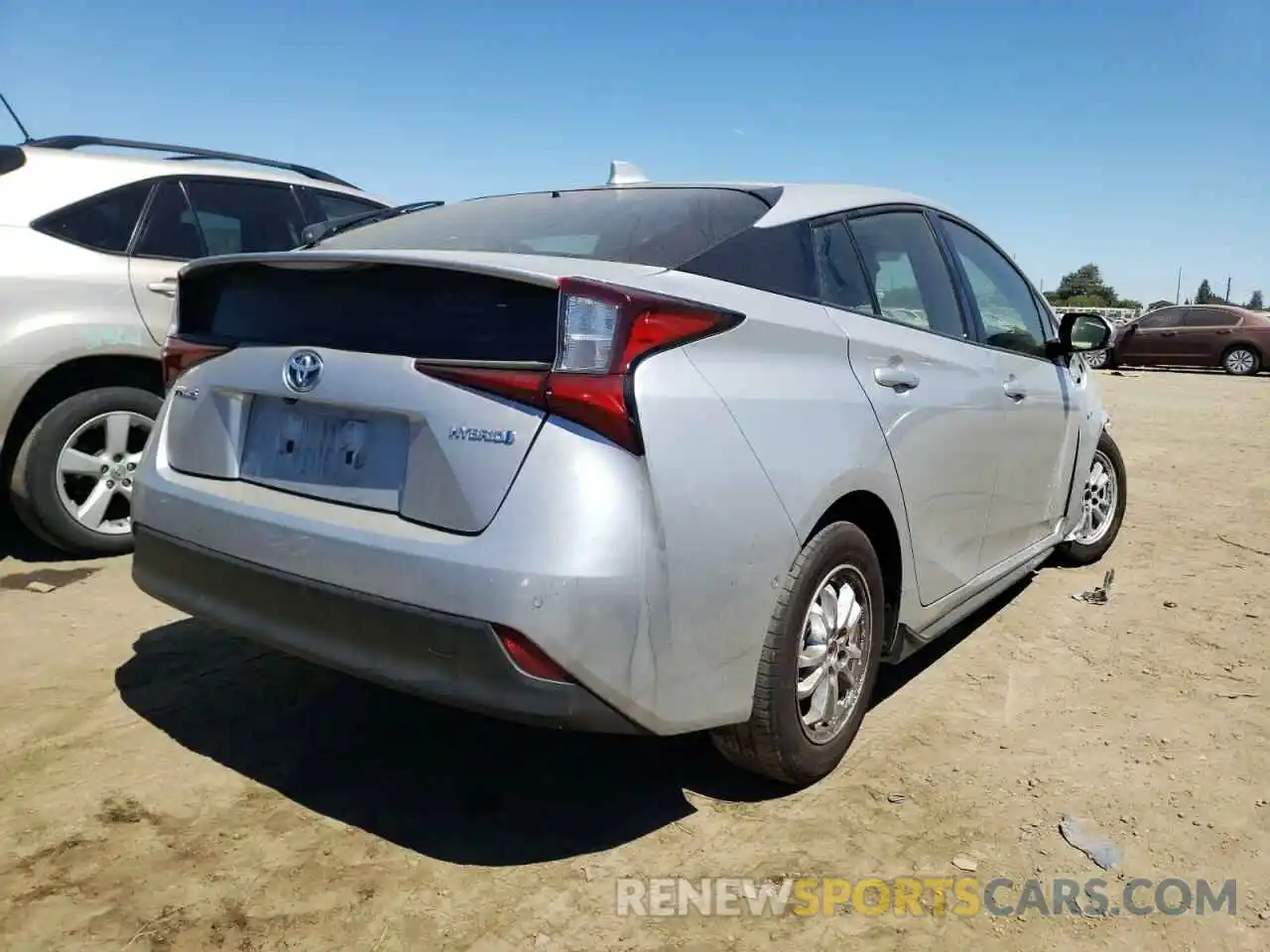 4 Photograph of a damaged car JTDKAMFU1N3159431 TOYOTA PRIUS NIGH 2022