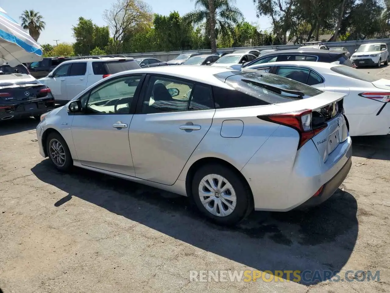 2 Photograph of a damaged car JTDKAMFU1N3179243 TOYOTA PRIUS NIGH 2022