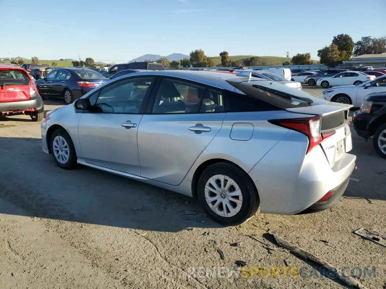 2 Photograph of a damaged car JTDKAMFU1N3179985 TOYOTA PRIUS NIGH 2022