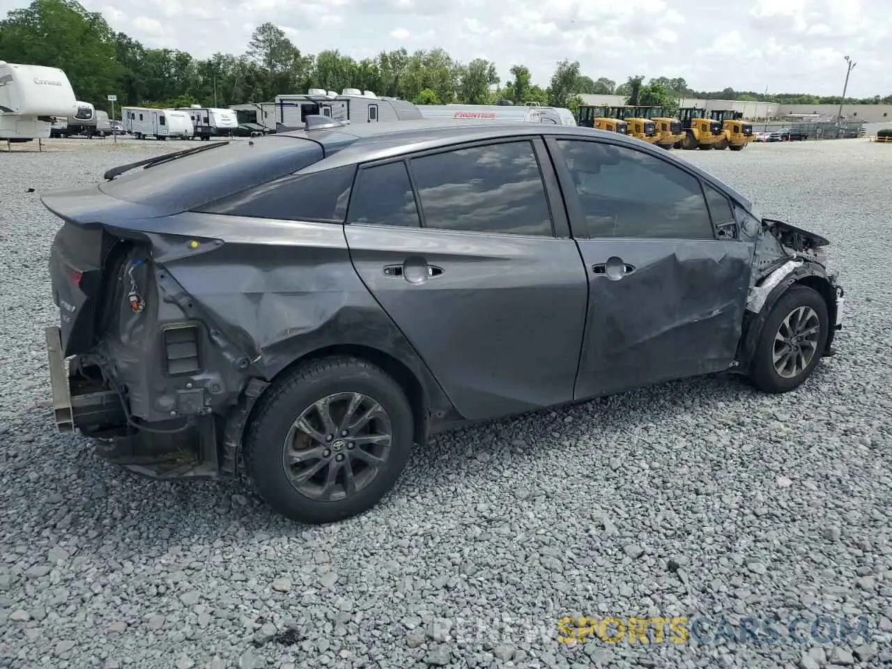 3 Photograph of a damaged car JTDKAMFU2N3154061 TOYOTA PRIUS NIGH 2022