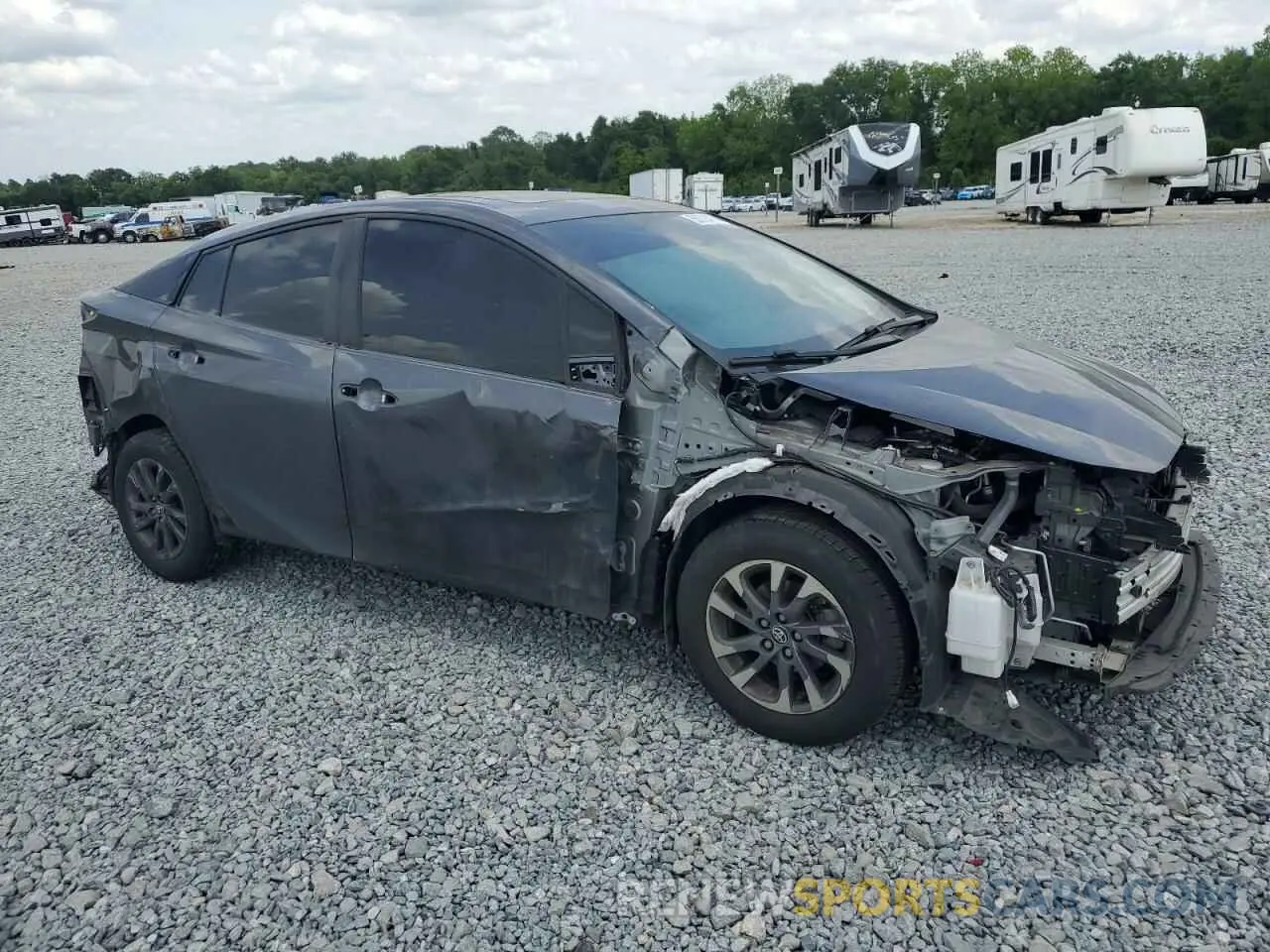 4 Photograph of a damaged car JTDKAMFU2N3154061 TOYOTA PRIUS NIGH 2022