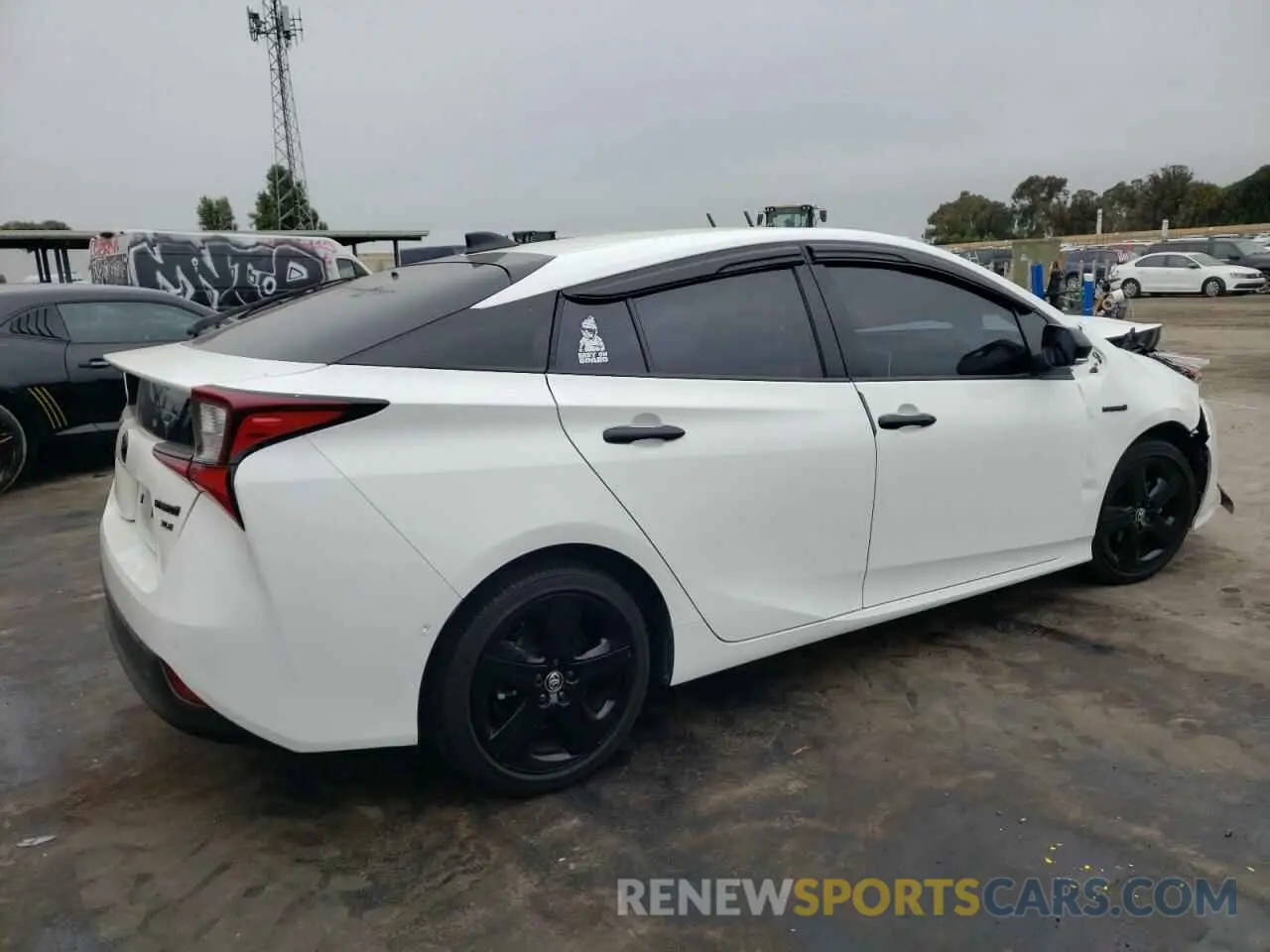 3 Photograph of a damaged car JTDKAMFU2N3168705 TOYOTA PRIUS NIGH 2022