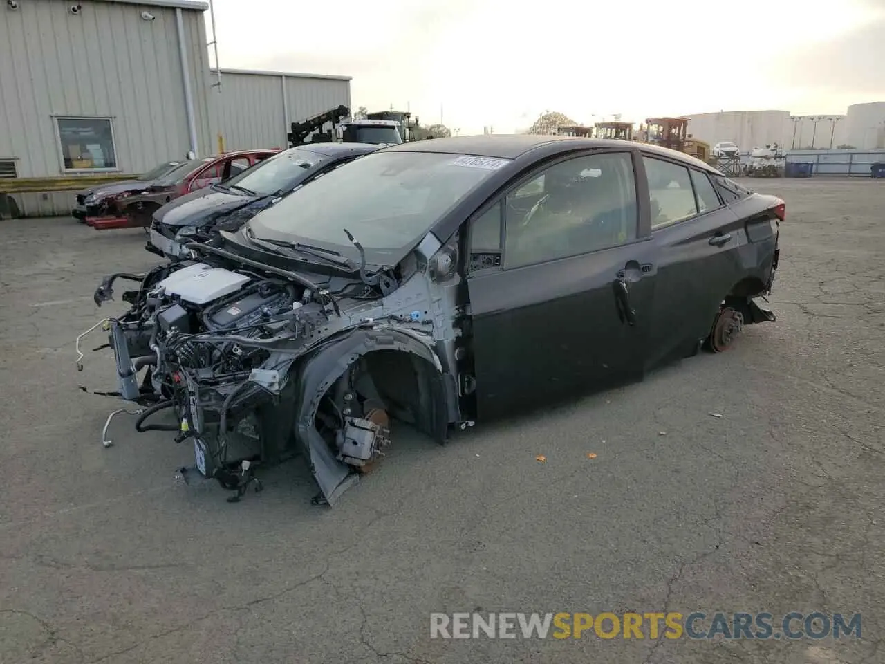 1 Photograph of a damaged car JTDKAMFU2N3178943 TOYOTA PRIUS NIGH 2022