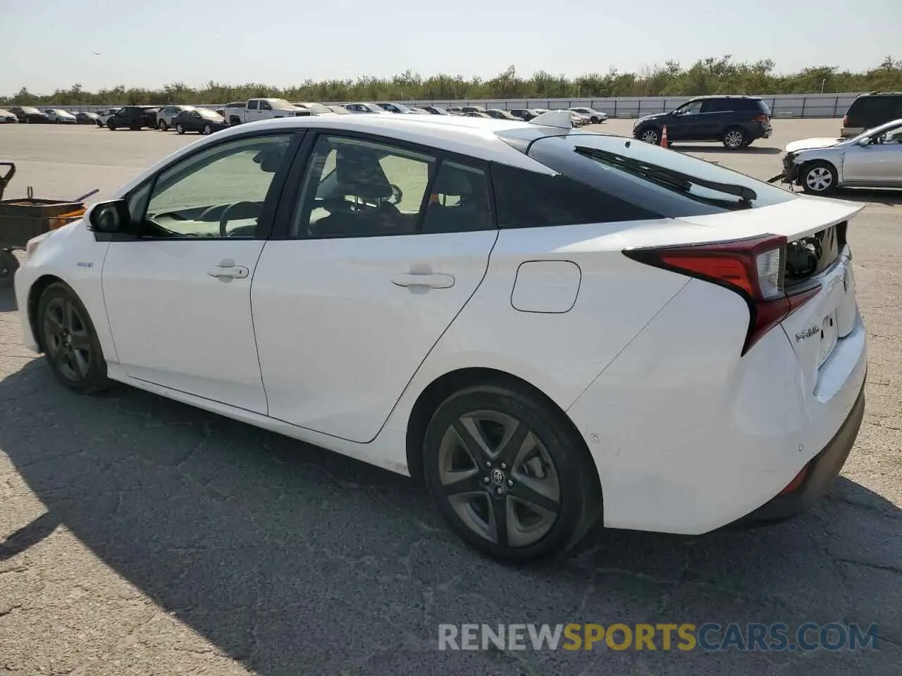 2 Photograph of a damaged car JTDKAMFU3N3154599 TOYOTA PRIUS NIGH 2022