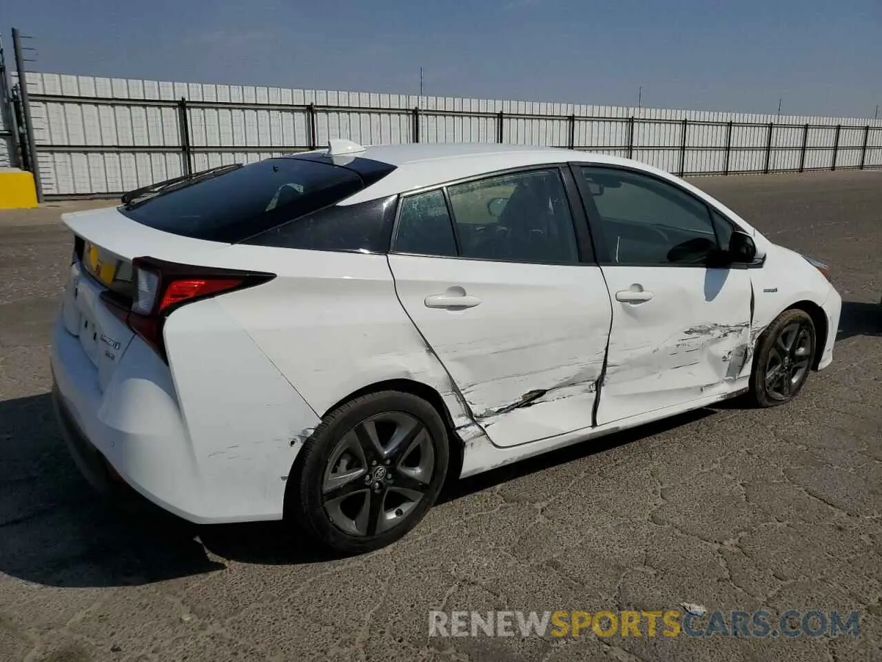 3 Photograph of a damaged car JTDKAMFU3N3154599 TOYOTA PRIUS NIGH 2022