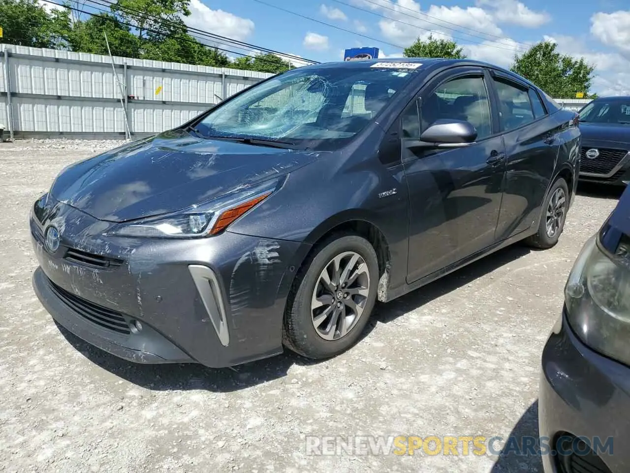 1 Photograph of a damaged car JTDKAMFU3N3155879 TOYOTA PRIUS NIGH 2022