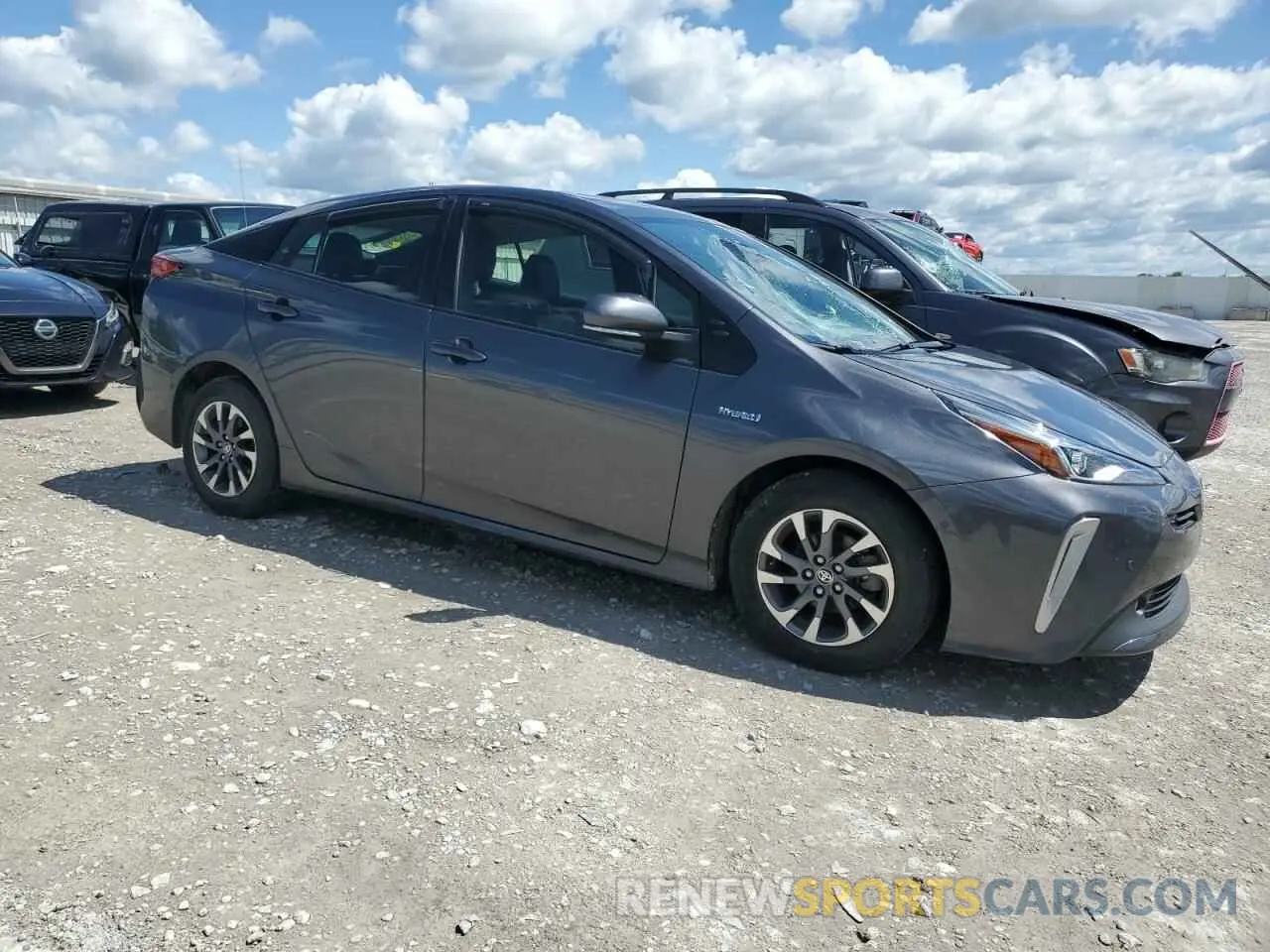 4 Photograph of a damaged car JTDKAMFU3N3155879 TOYOTA PRIUS NIGH 2022