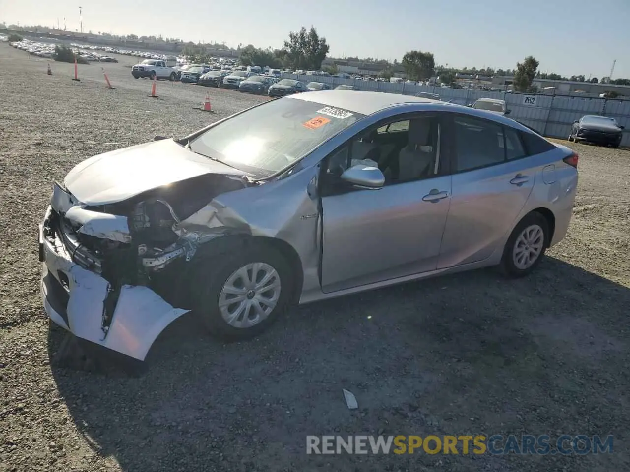 1 Photograph of a damaged car JTDKAMFU3N3162492 TOYOTA PRIUS NIGH 2022