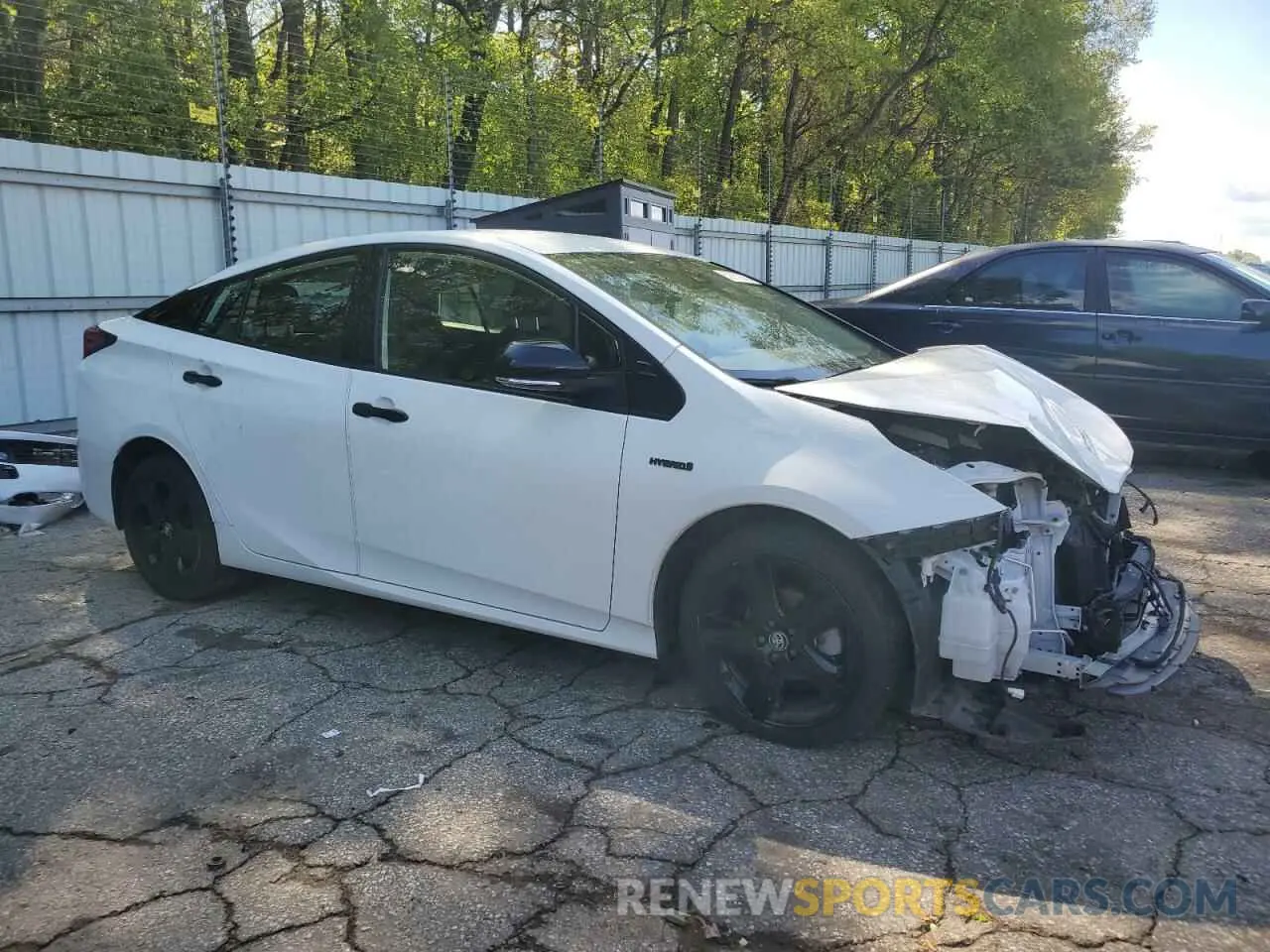 4 Photograph of a damaged car JTDKAMFU3N3167627 TOYOTA PRIUS NIGH 2022