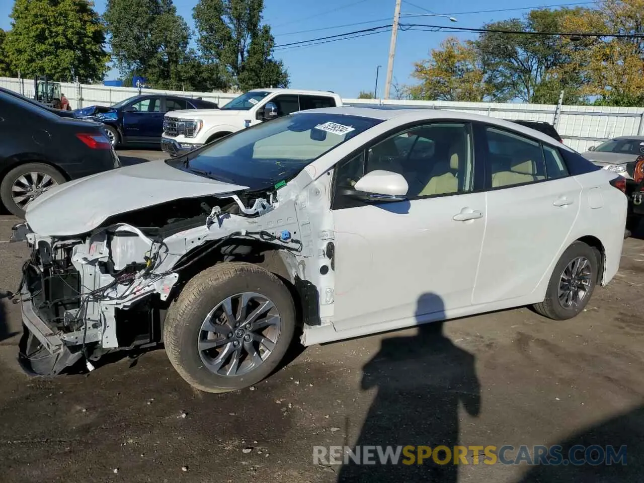 1 Photograph of a damaged car JTDKAMFU3N3179227 TOYOTA PRIUS NIGH 2022