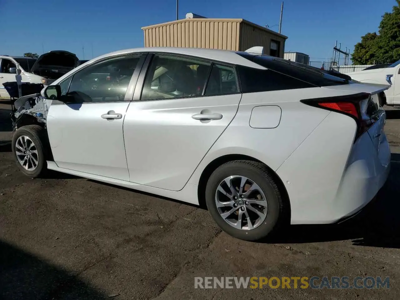 2 Photograph of a damaged car JTDKAMFU3N3179227 TOYOTA PRIUS NIGH 2022