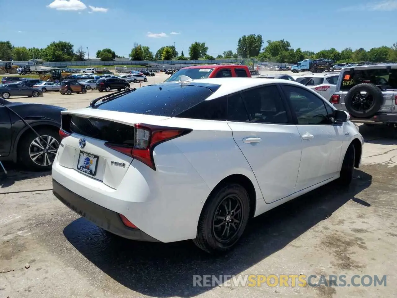3 Photograph of a damaged car JTDKAMFU3N3181804 TOYOTA PRIUS NIGH 2022