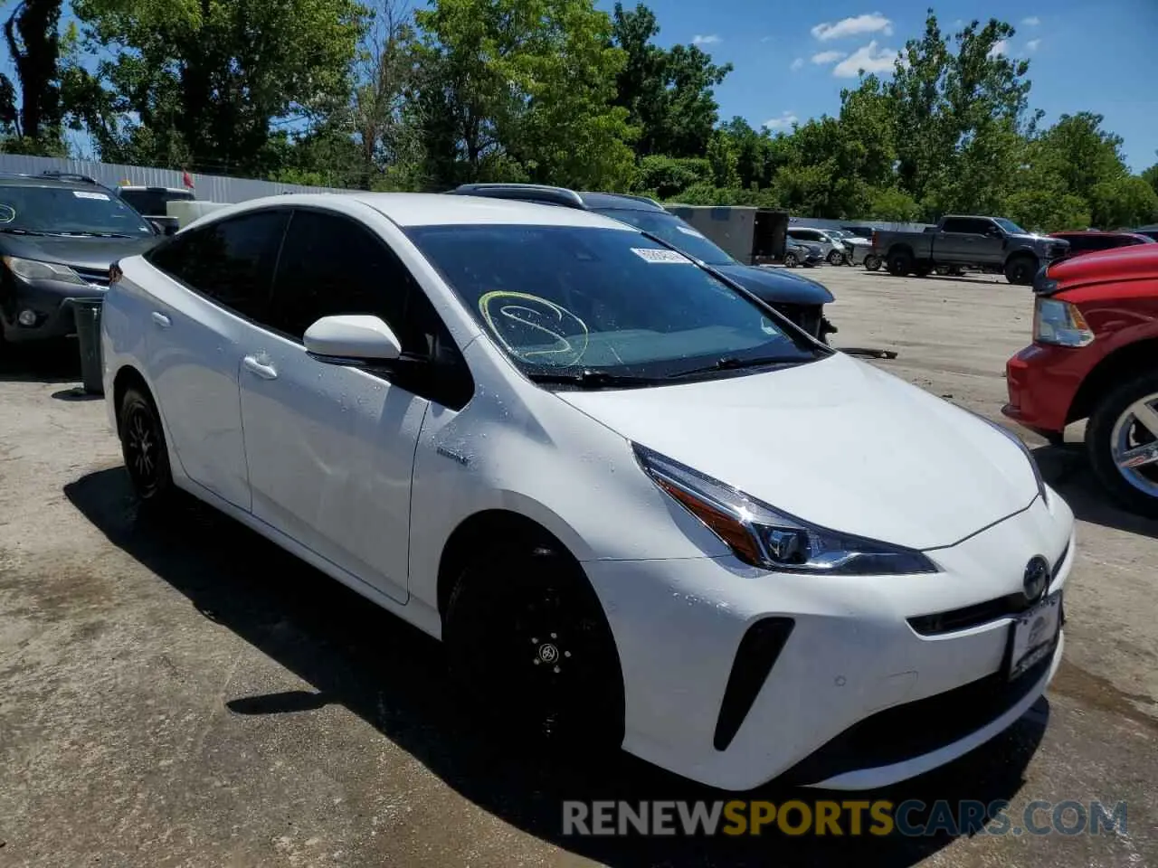 4 Photograph of a damaged car JTDKAMFU3N3181804 TOYOTA PRIUS NIGH 2022