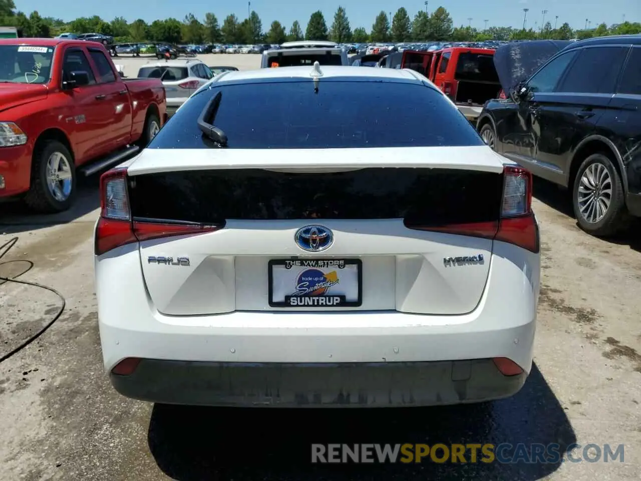6 Photograph of a damaged car JTDKAMFU3N3181804 TOYOTA PRIUS NIGH 2022