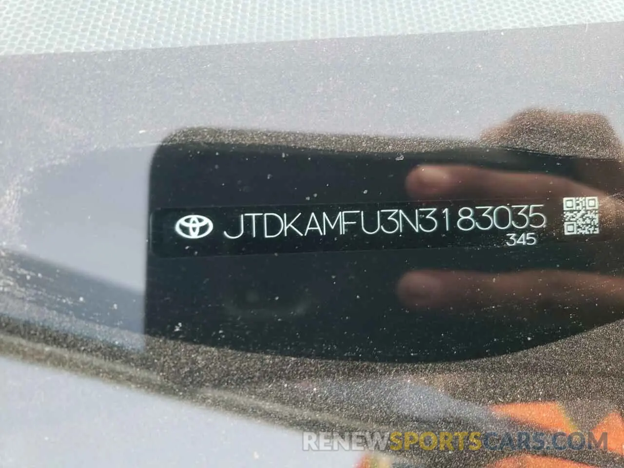 12 Photograph of a damaged car JTDKAMFU3N3183035 TOYOTA PRIUS NIGH 2022