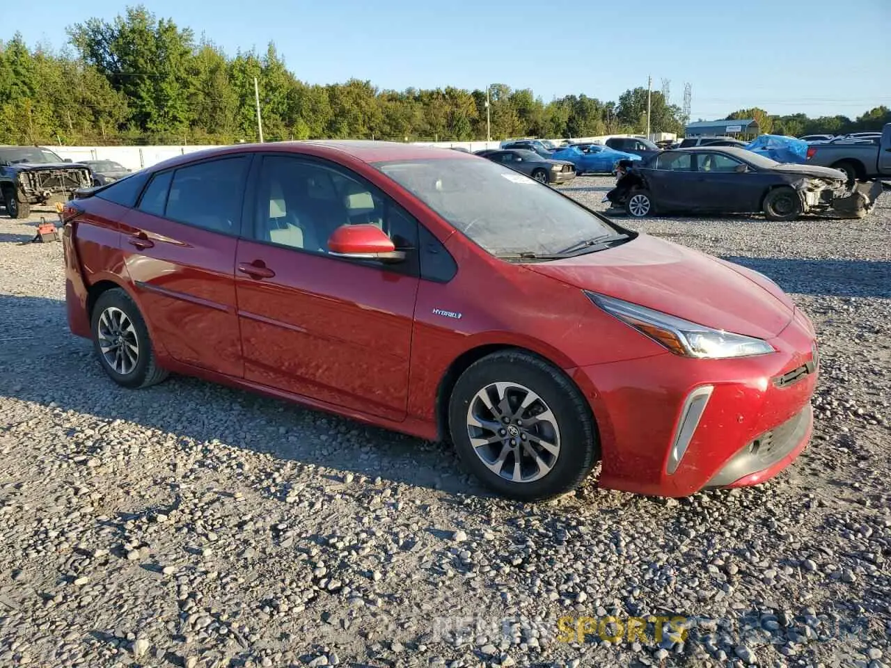 4 Photograph of a damaged car JTDKAMFU3N3189871 TOYOTA PRIUS NIGH 2022