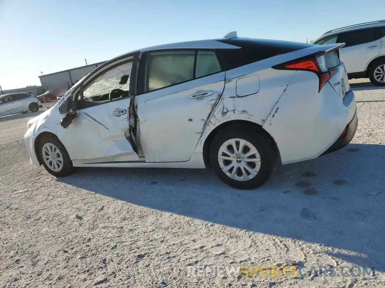2 Photograph of a damaged car JTDKAMFU4N3157754 TOYOTA PRIUS NIGH 2022
