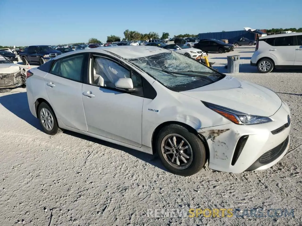 4 Photograph of a damaged car JTDKAMFU4N3157754 TOYOTA PRIUS NIGH 2022