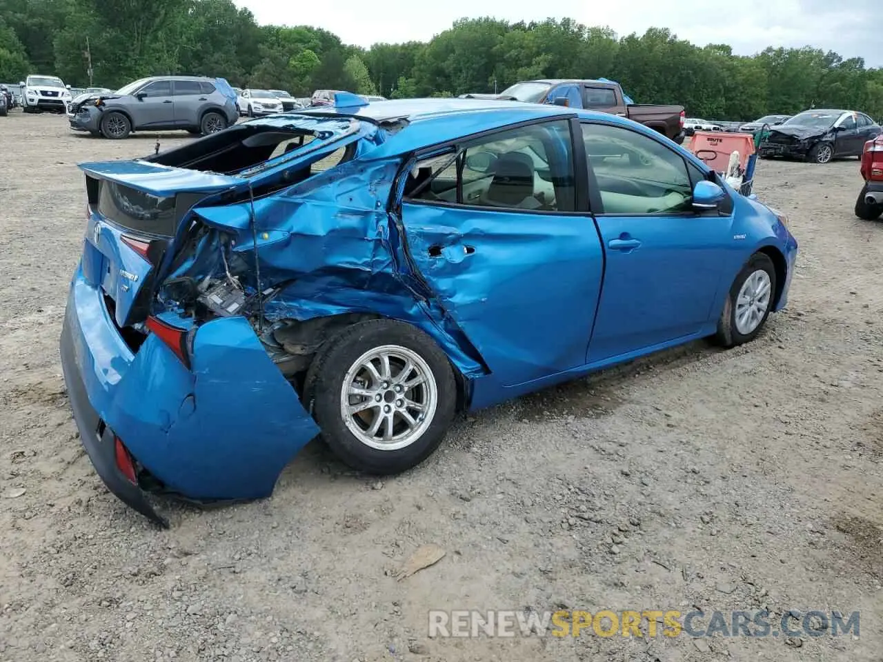 3 Photograph of a damaged car JTDKAMFU4N3159035 TOYOTA PRIUS NIGH 2022