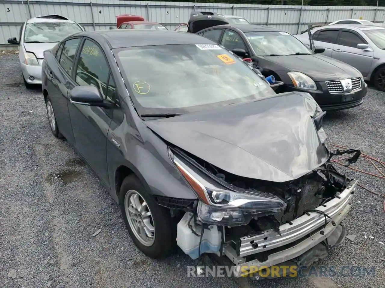 1 Photograph of a damaged car JTDKAMFU4N3162730 TOYOTA PRIUS NIGH 2022