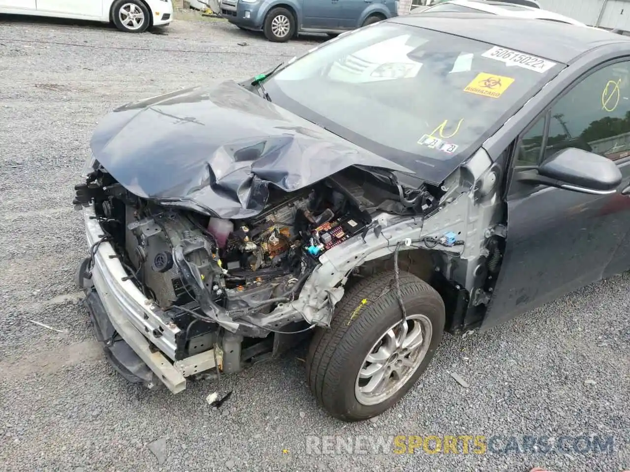 9 Photograph of a damaged car JTDKAMFU4N3162730 TOYOTA PRIUS NIGH 2022