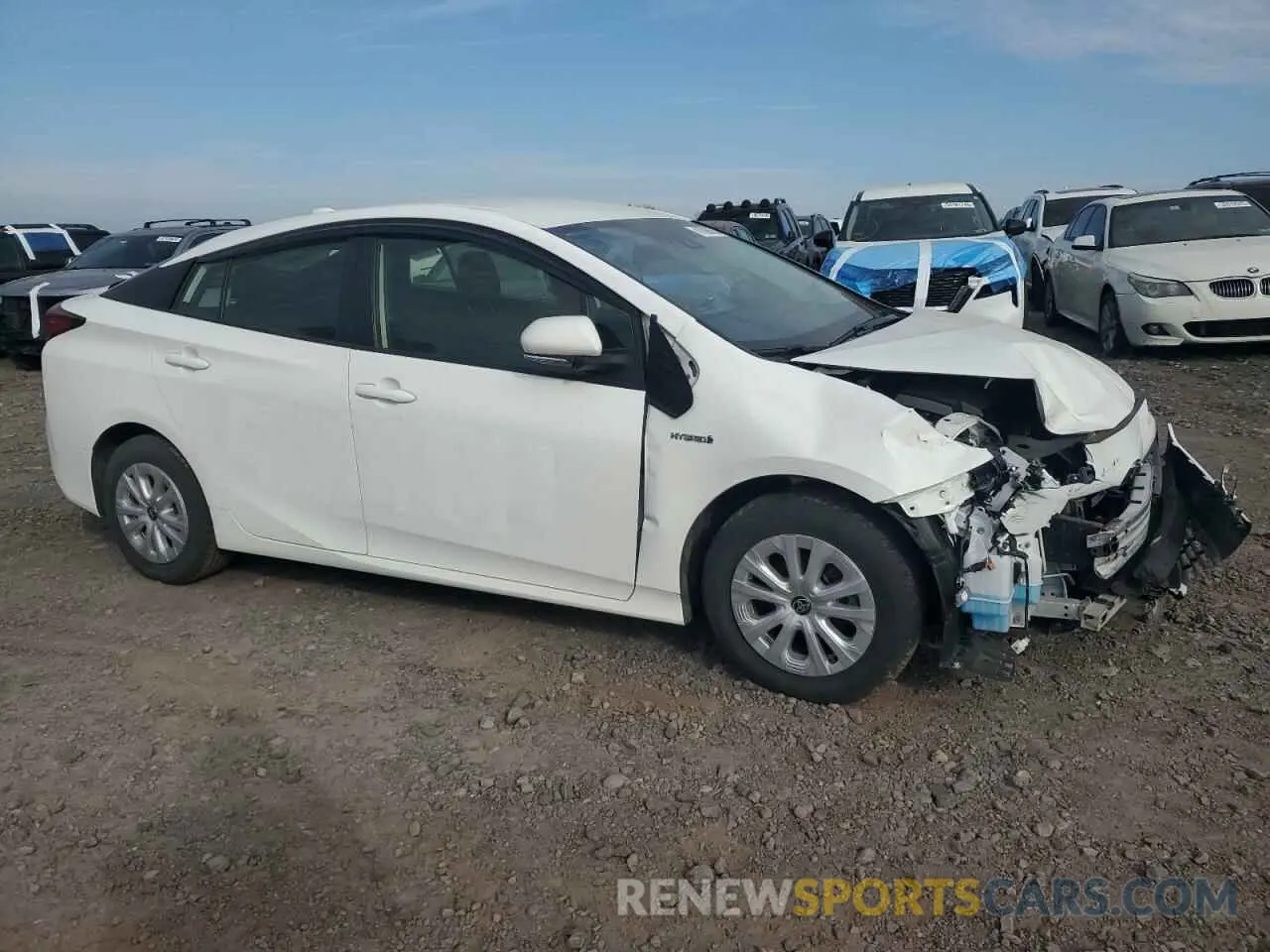 4 Photograph of a damaged car JTDKAMFU4N3164249 TOYOTA PRIUS NIGH 2022
