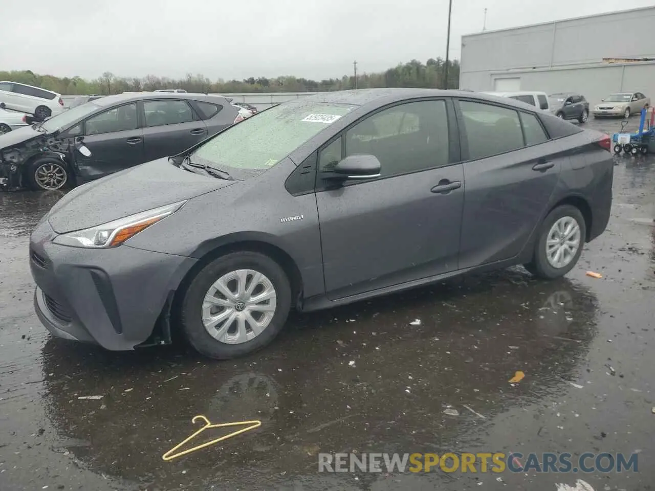 1 Photograph of a damaged car JTDKAMFU4N3171332 TOYOTA PRIUS NIGH 2022