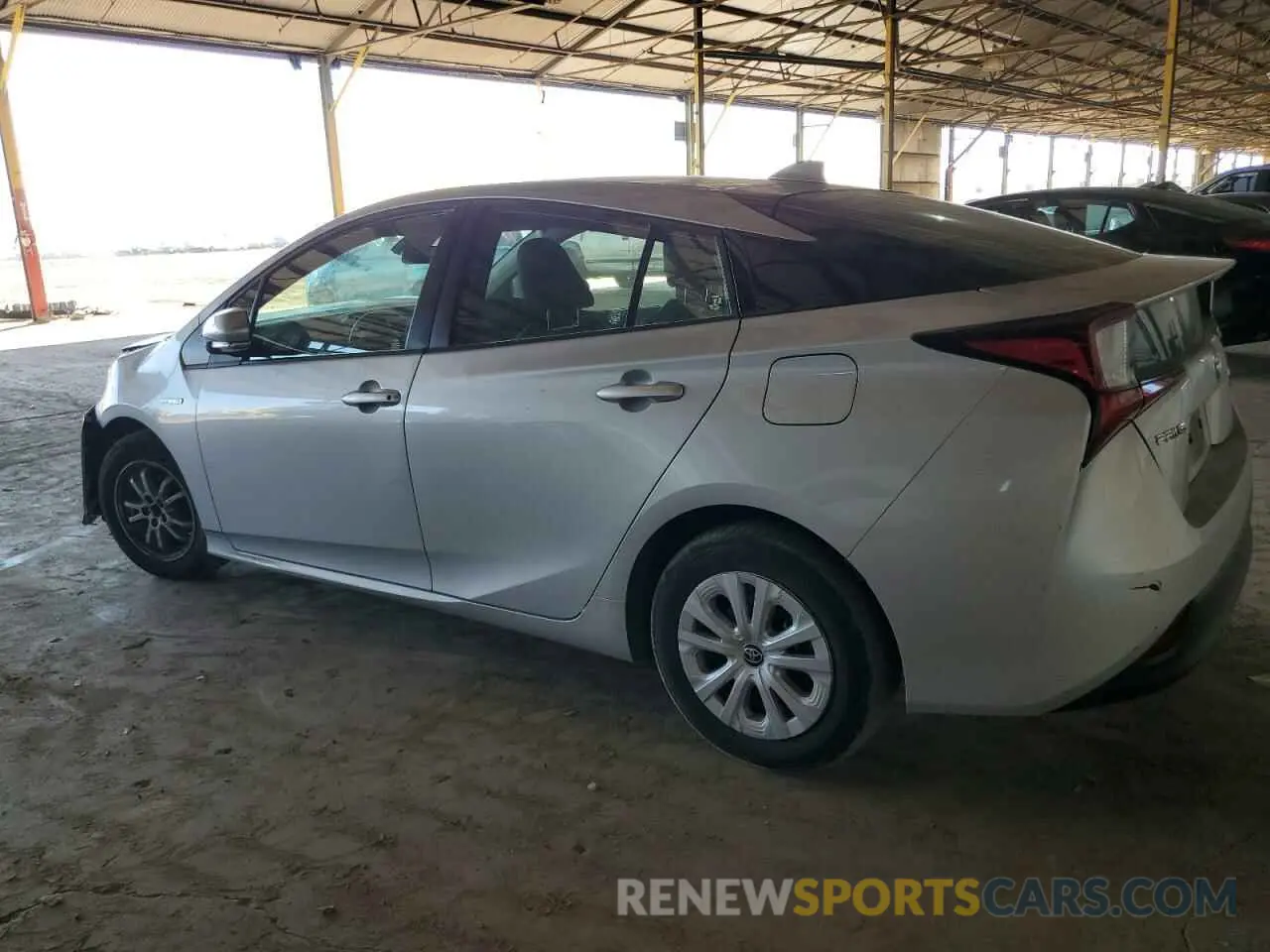 2 Photograph of a damaged car JTDKAMFU4N3174635 TOYOTA PRIUS NIGH 2022