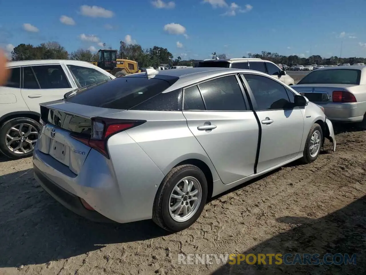 3 Photograph of a damaged car JTDKAMFU4N3181827 TOYOTA PRIUS NIGH 2022