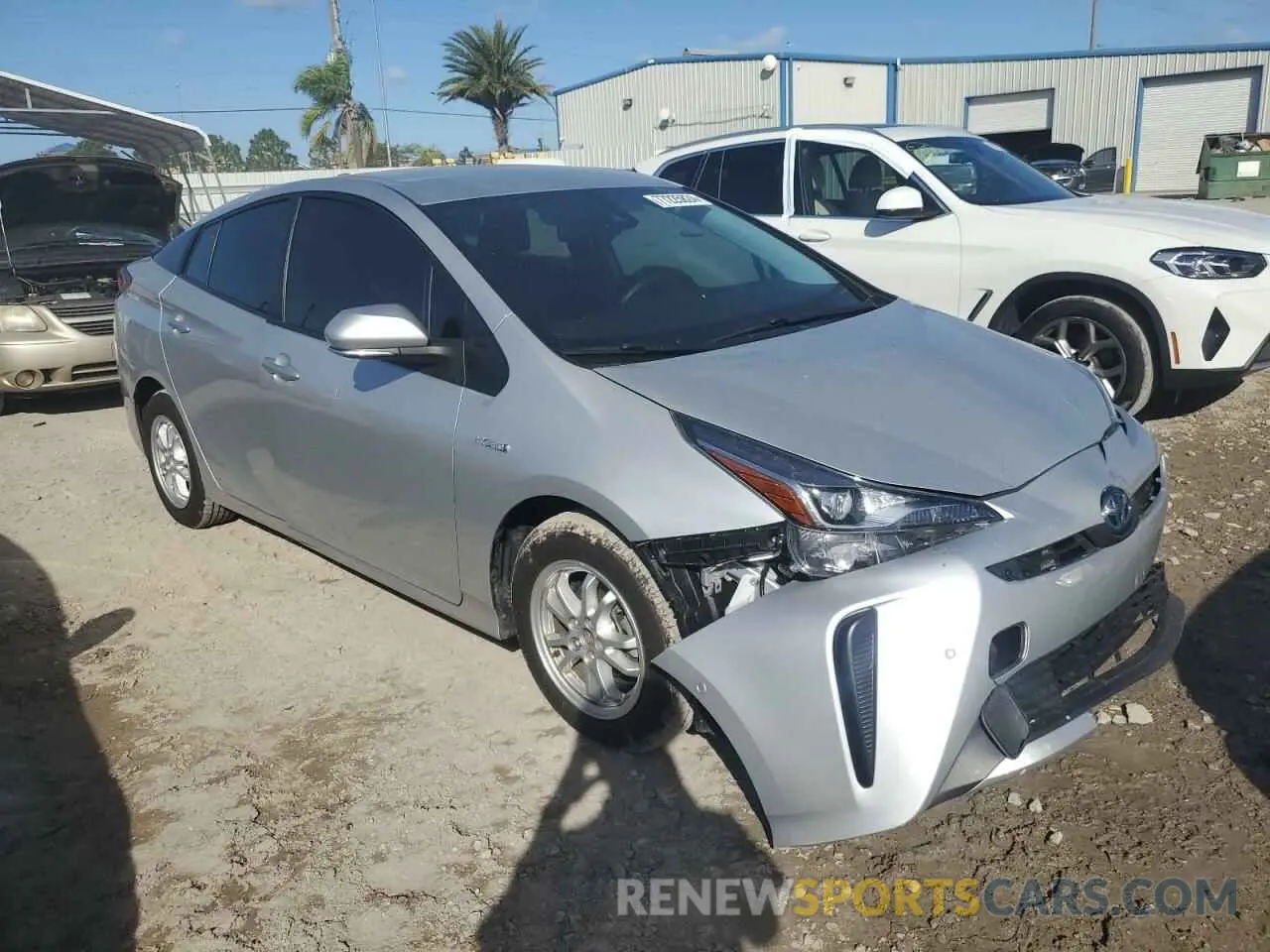 4 Photograph of a damaged car JTDKAMFU4N3181827 TOYOTA PRIUS NIGH 2022