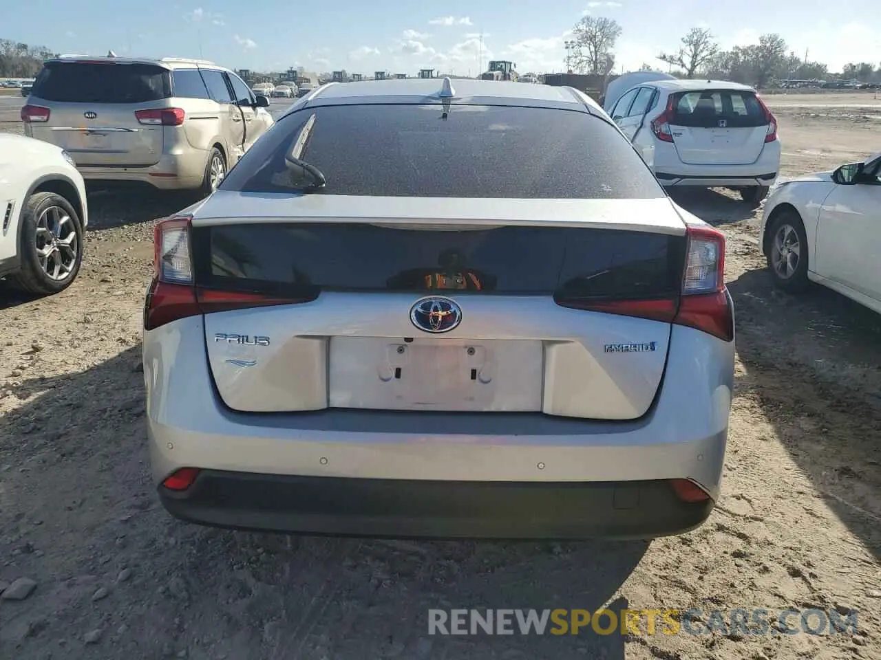 6 Photograph of a damaged car JTDKAMFU4N3181827 TOYOTA PRIUS NIGH 2022