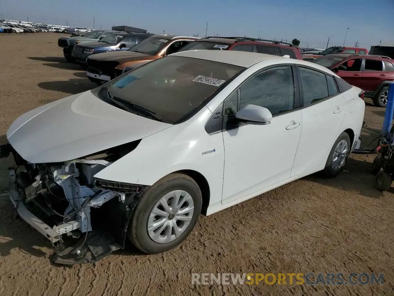 1 Photograph of a damaged car JTDKAMFU4N3181942 TOYOTA PRIUS NIGH 2022