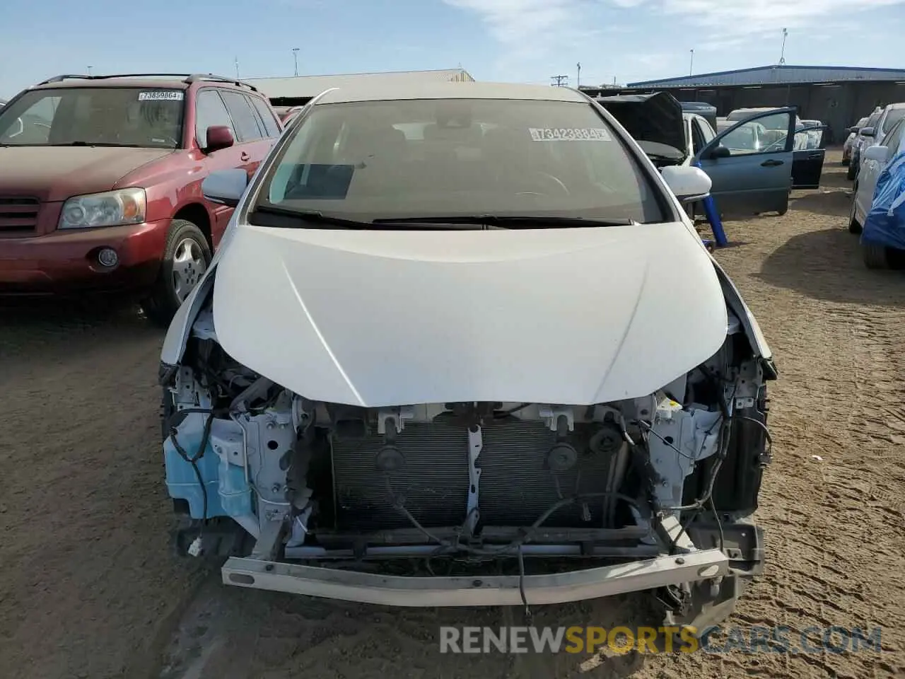 5 Photograph of a damaged car JTDKAMFU4N3181942 TOYOTA PRIUS NIGH 2022