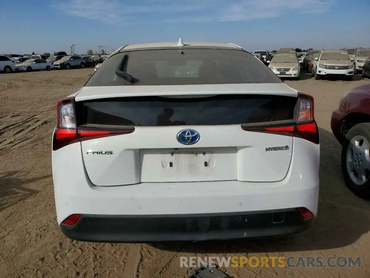 6 Photograph of a damaged car JTDKAMFU4N3181942 TOYOTA PRIUS NIGH 2022