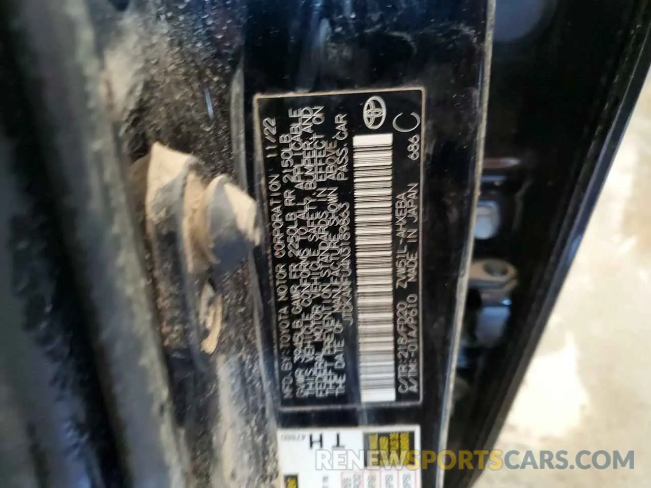 14 Photograph of a damaged car JTDKAMFU4N3189863 TOYOTA PRIUS NIGH 2022