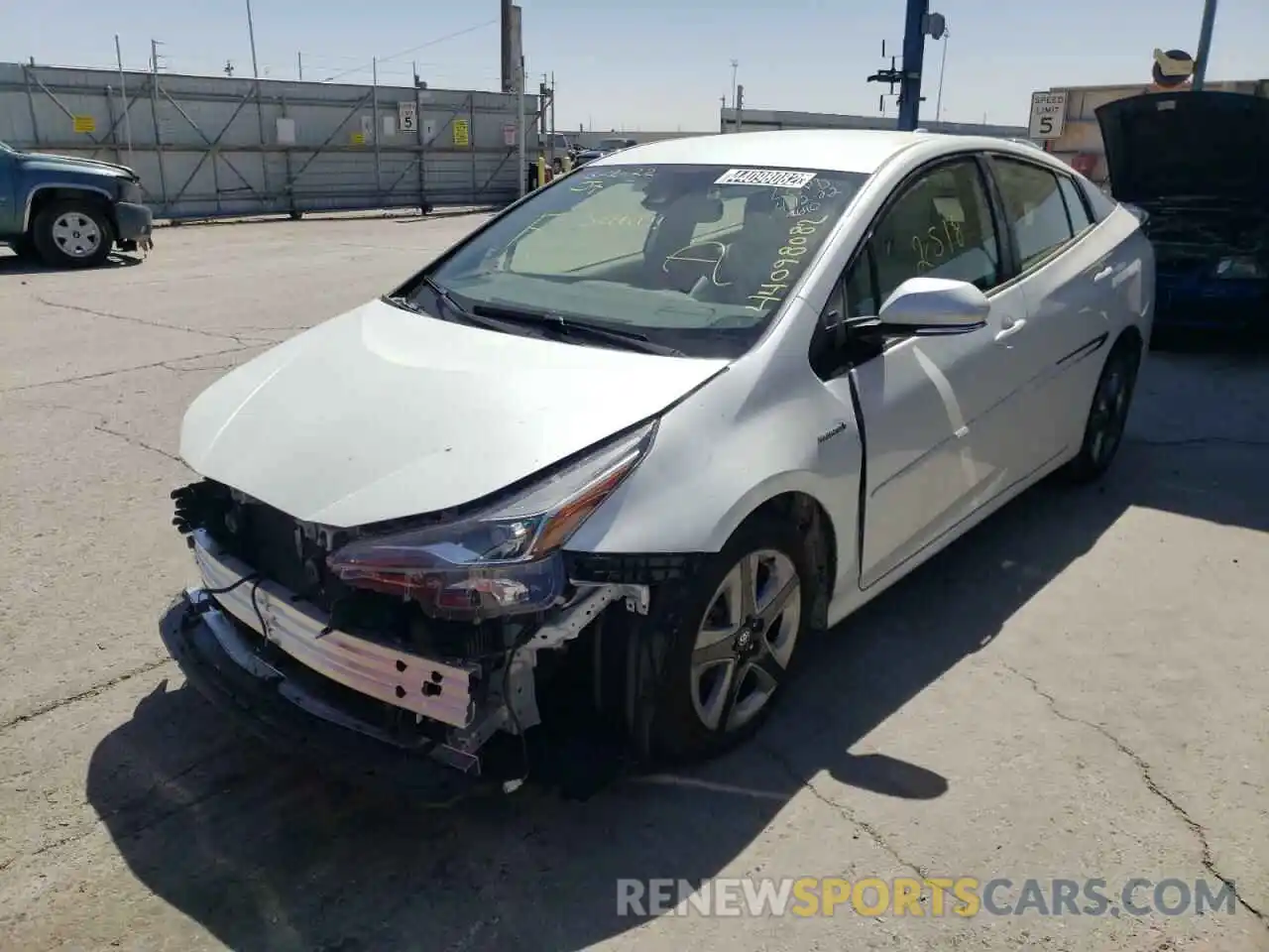 2 Photograph of a damaged car JTDKAMFU5N3158640 TOYOTA PRIUS NIGH 2022