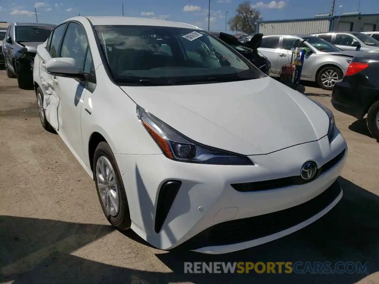 1 Photograph of a damaged car JTDKAMFU5N3159481 TOYOTA PRIUS NIGH 2022