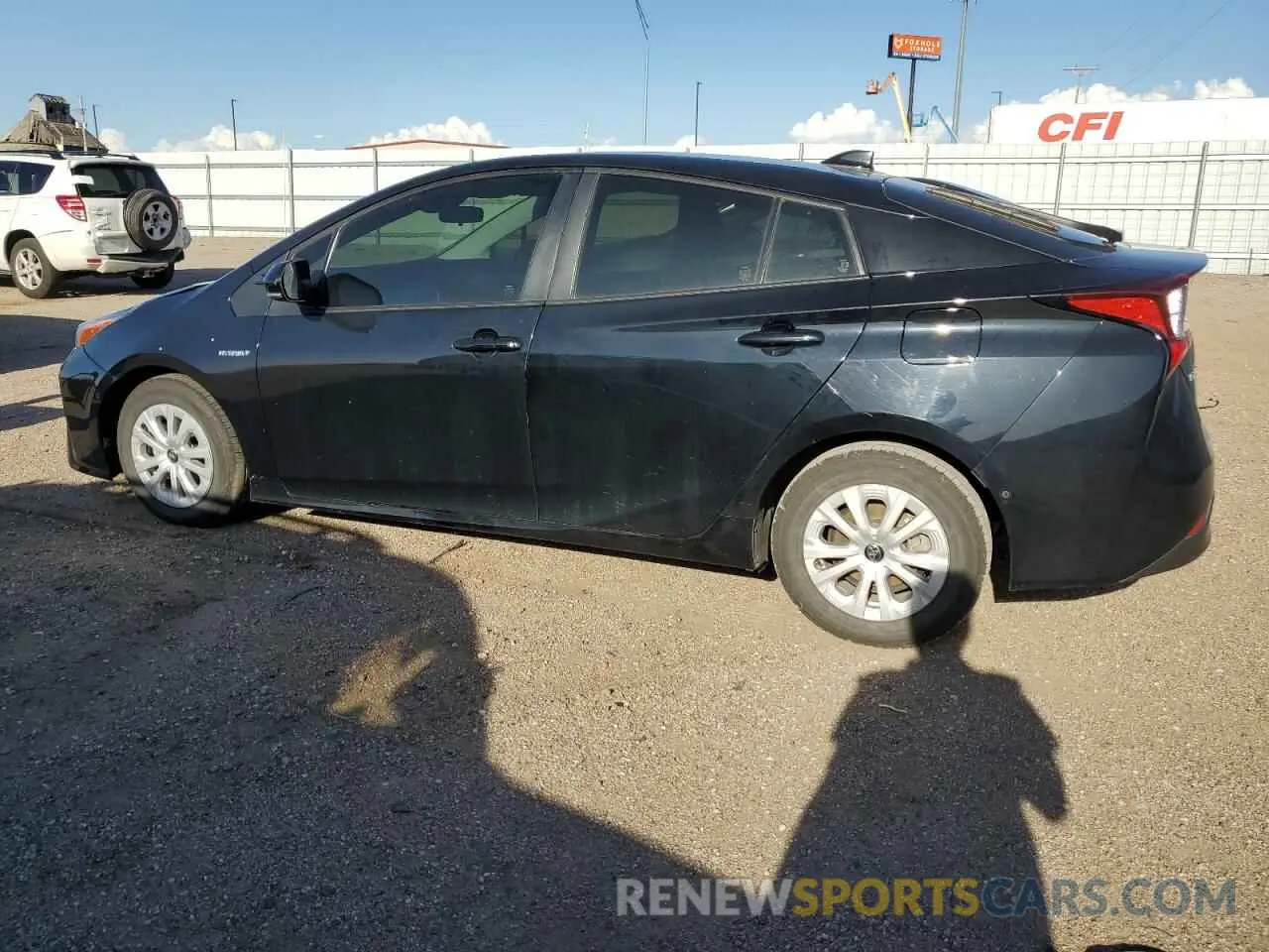 2 Photograph of a damaged car JTDKAMFU5N3164874 TOYOTA PRIUS NIGH 2022