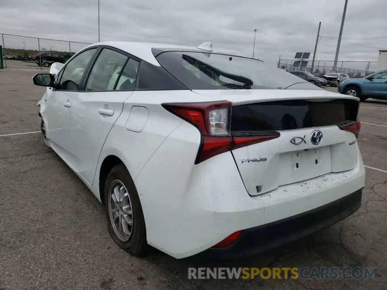 3 Photograph of a damaged car JTDKAMFU5N3164891 TOYOTA PRIUS NIGH 2022