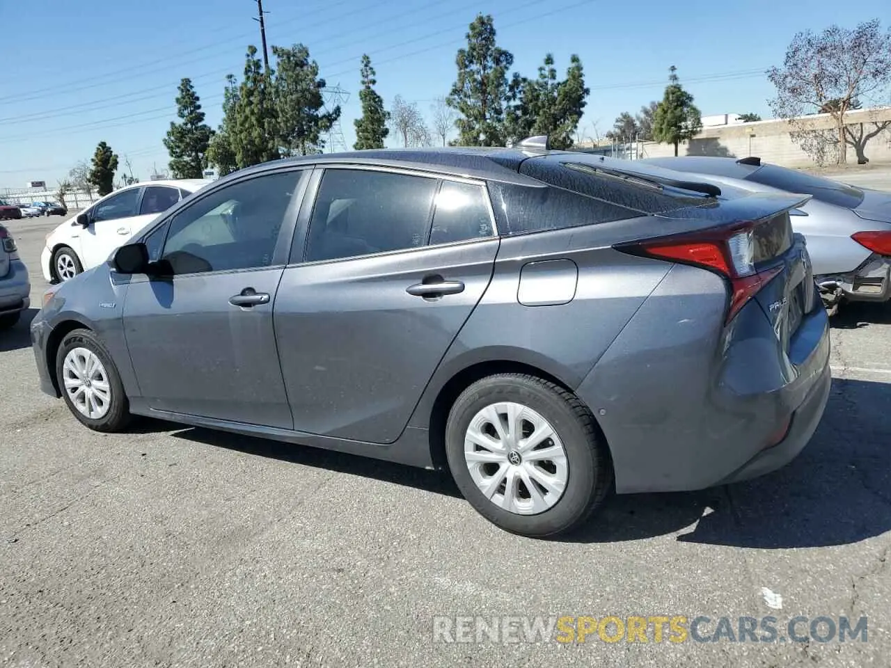 2 Photograph of a damaged car JTDKAMFU5N3165944 TOYOTA PRIUS NIGH 2022