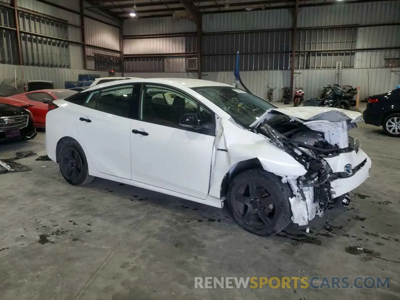 4 Photograph of a damaged car JTDKAMFU5N3176412 TOYOTA PRIUS NIGH 2022