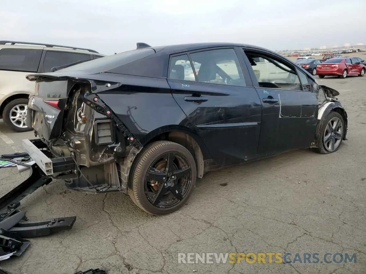 3 Photograph of a damaged car JTDKAMFU5N3178936 TOYOTA PRIUS NIGH 2022