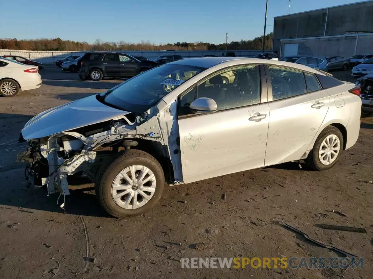 1 Photograph of a damaged car JTDKAMFU5N3185210 TOYOTA PRIUS NIGH 2022