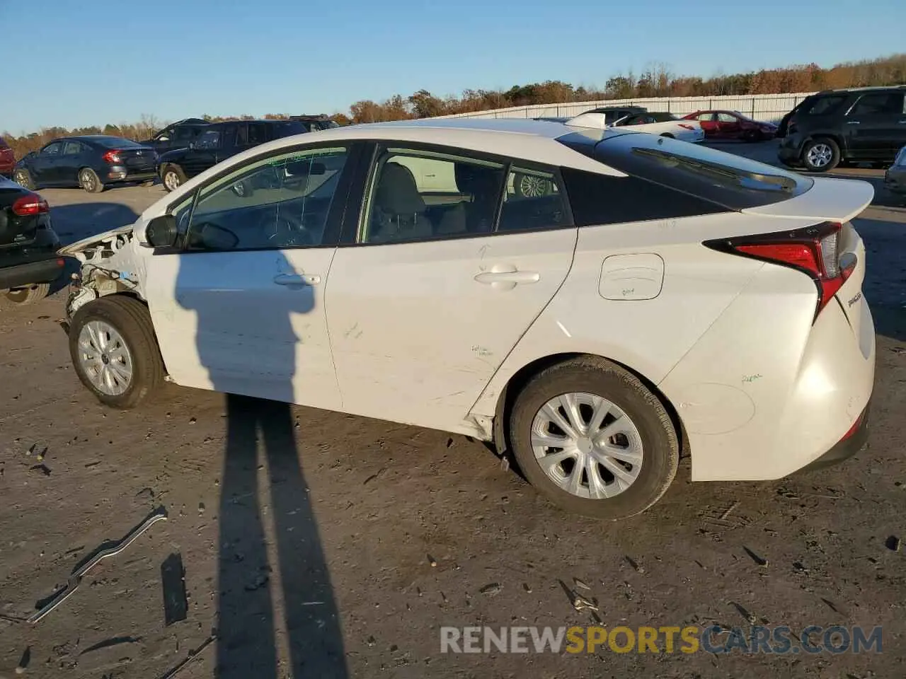 2 Photograph of a damaged car JTDKAMFU5N3185210 TOYOTA PRIUS NIGH 2022