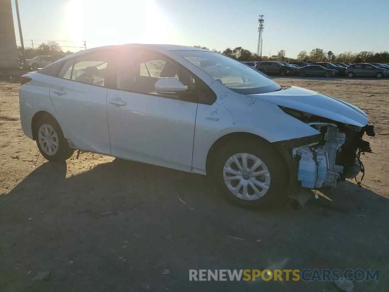 4 Photograph of a damaged car JTDKAMFU5N3185210 TOYOTA PRIUS NIGH 2022