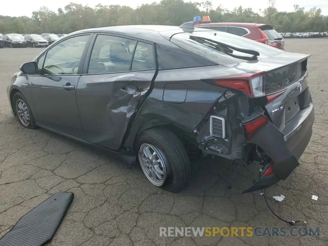 2 Photograph of a damaged car JTDKAMFU5N3185479 TOYOTA PRIUS NIGH 2022