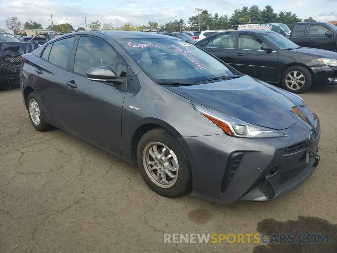 4 Photograph of a damaged car JTDKAMFU5N3185479 TOYOTA PRIUS NIGH 2022