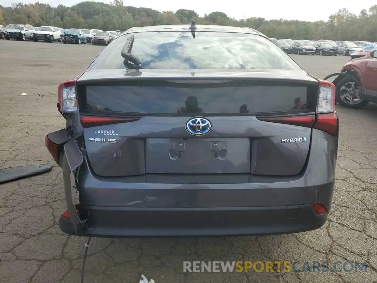 6 Photograph of a damaged car JTDKAMFU5N3185479 TOYOTA PRIUS NIGH 2022