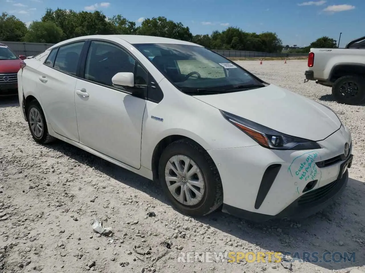 4 Photograph of a damaged car JTDKAMFU5N3187345 TOYOTA PRIUS NIGH 2022